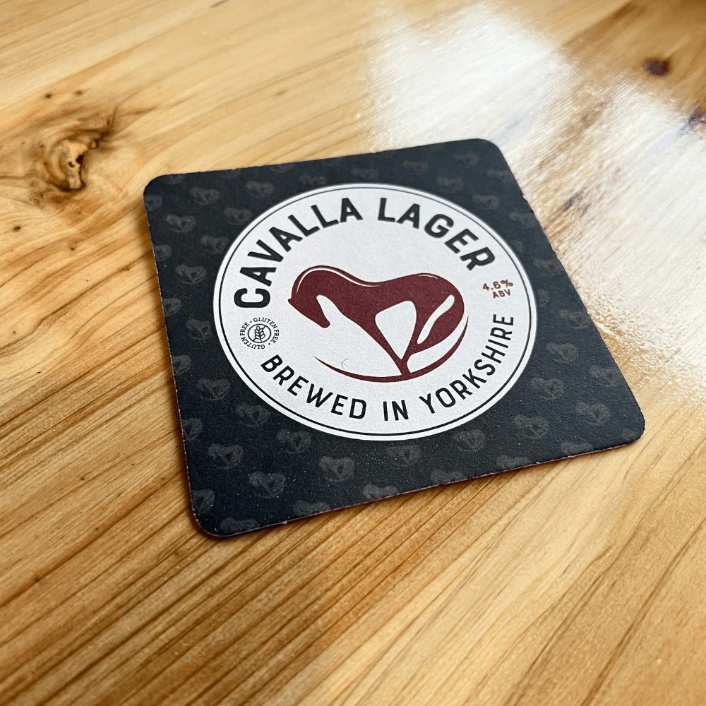 Cavalla Lager Beer Mat