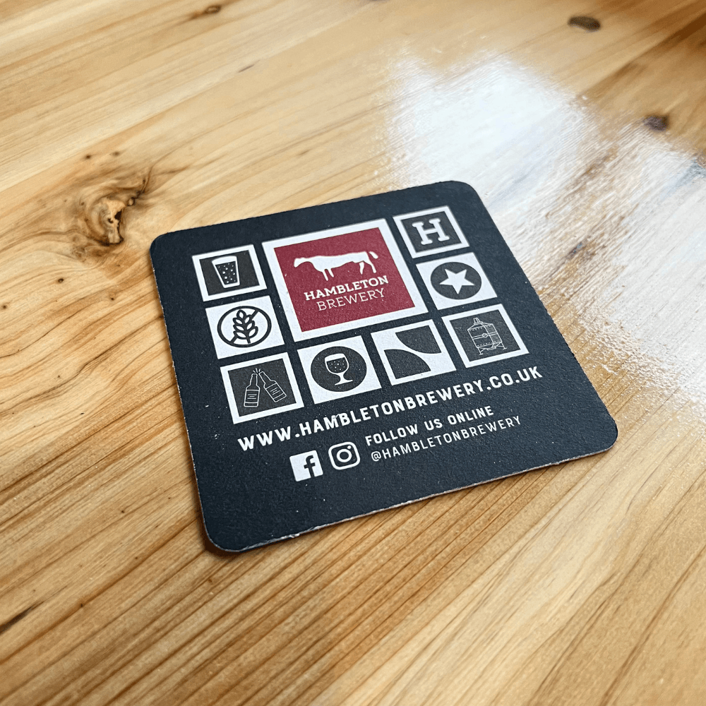 Hambleton Brewery Beer Mat