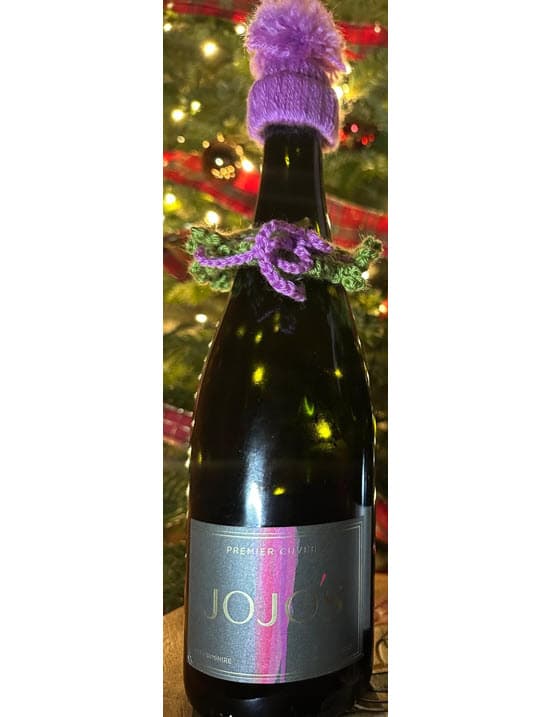 Bottle decorations – Purple
