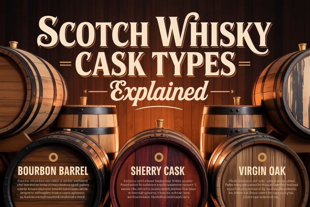 Scotch Whisky Cask Types Explained: How Wood Shapes the Flavor of Your Dram