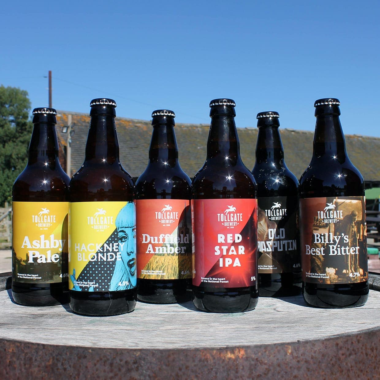 12 Pre-Selected Tollgate Bottles