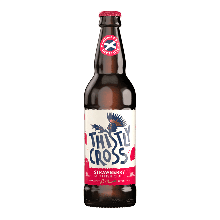 Thistly Cross Real Strawberry Cider (500ml)