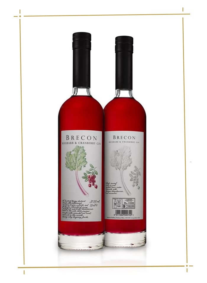 Brecon Rhubarb & Cranberry Gin 70cl