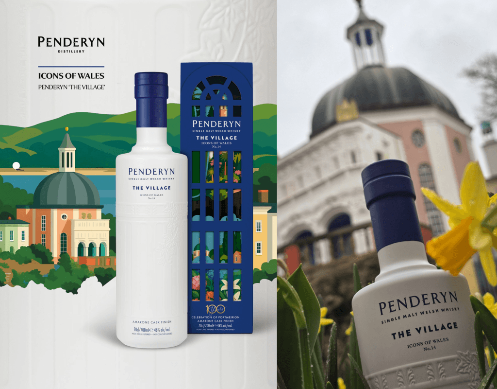 Penderyn Unveils Icons of Wales No. 14 – The Village in Portmeirion, Marking a Landmark Centenary Celebration