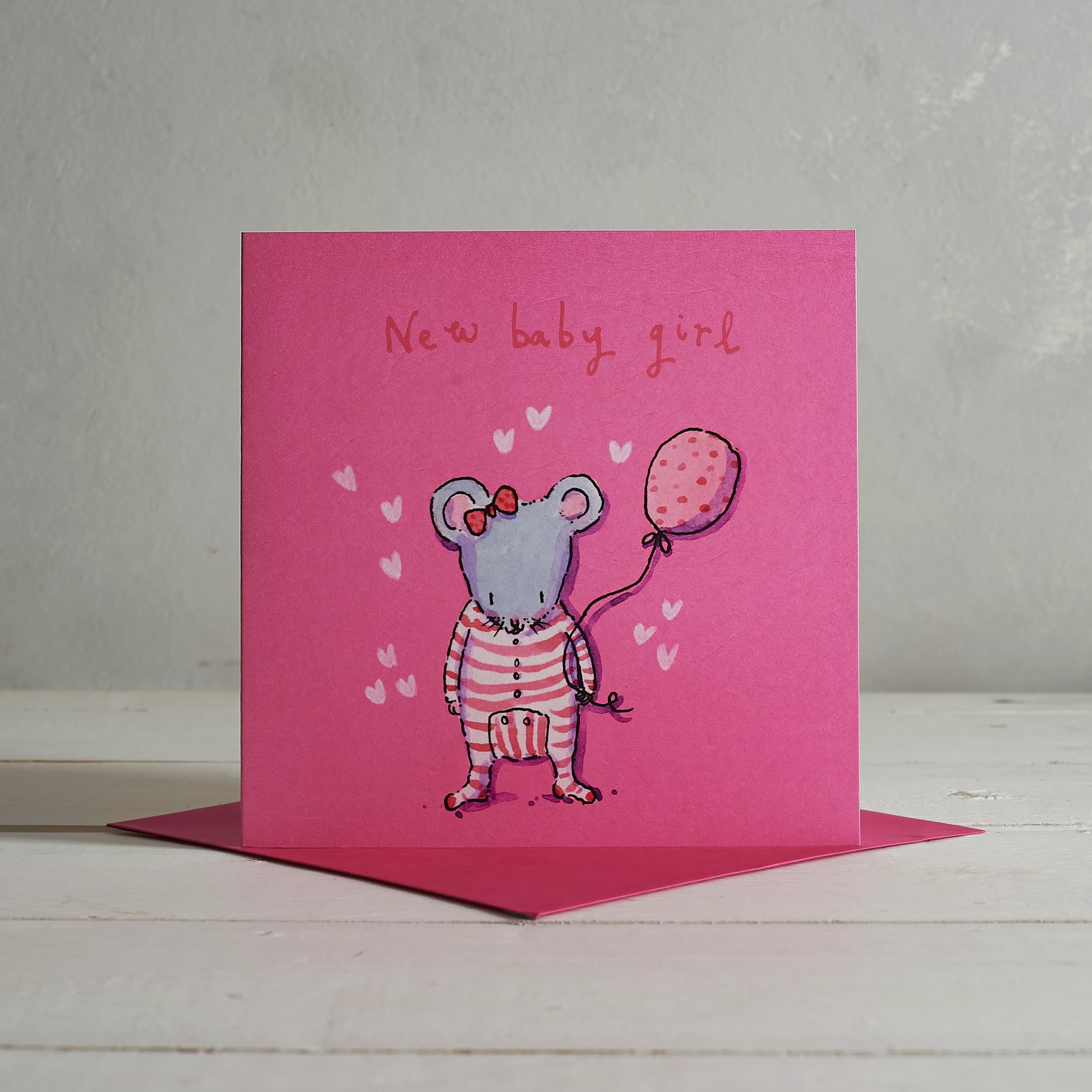 Baby Girl Greetings Card