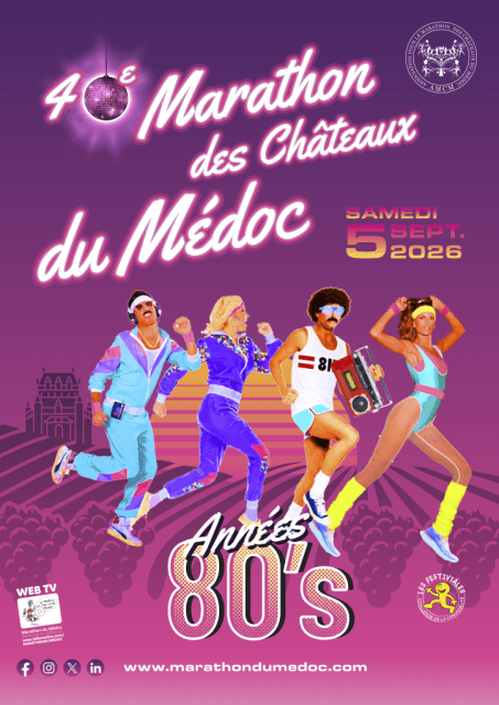 Médoc Marathon to mark 40th anniversary with 80s theme