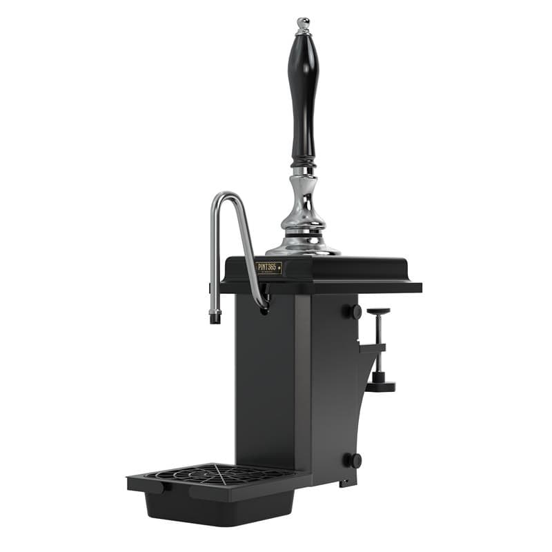 Hand Pull System Chrome and Black Plinth