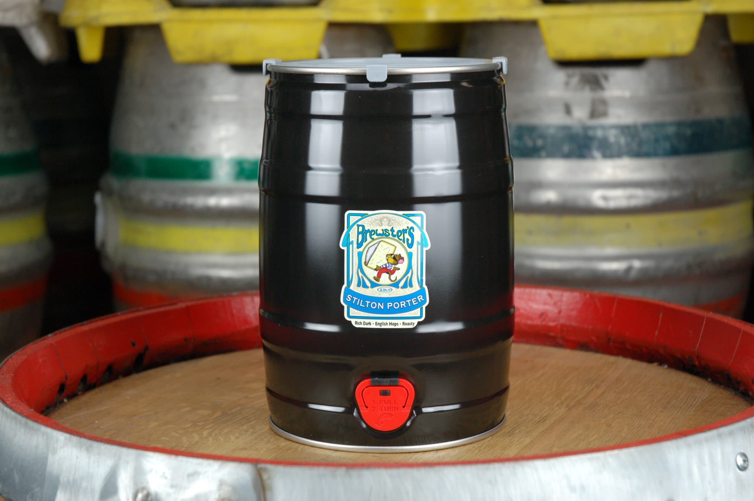 Mini Cask Stilton Porter