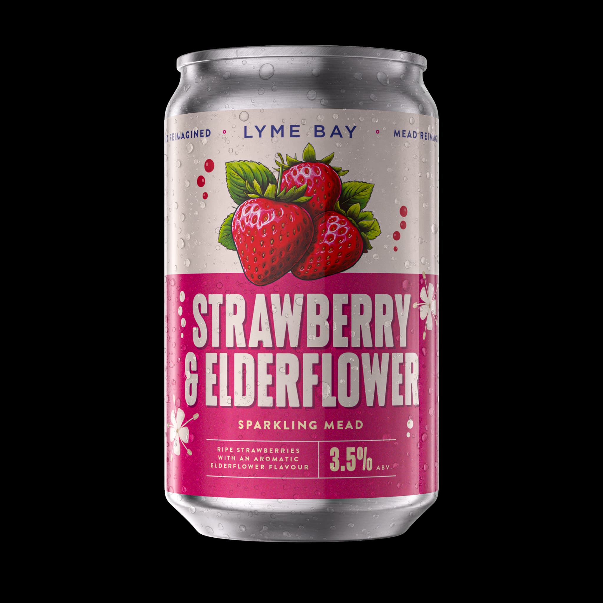 Strawberry Elderflower Sparkling Mead