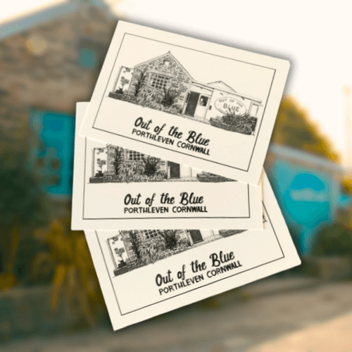 Out Of The Blue Postcard x5