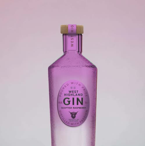 West Highland Scottish Raspberry Gin - 700ml
