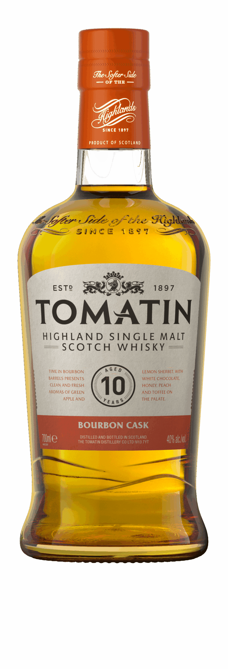 Tomatin 10 Year Old Single Malt Scotch Whisky