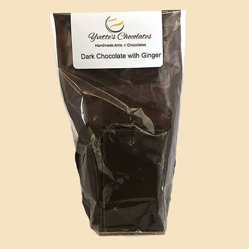 Yvette’s Chocolates – Dark Chocolate with Ginger