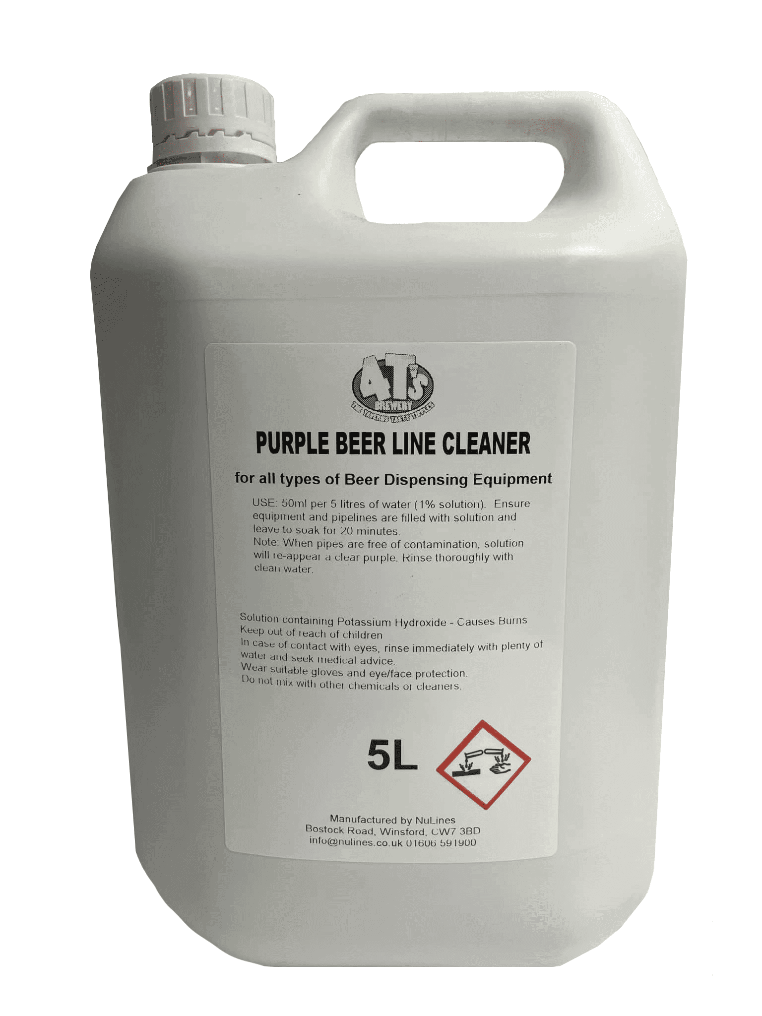 Purple Beer Line Cleaner – 5L