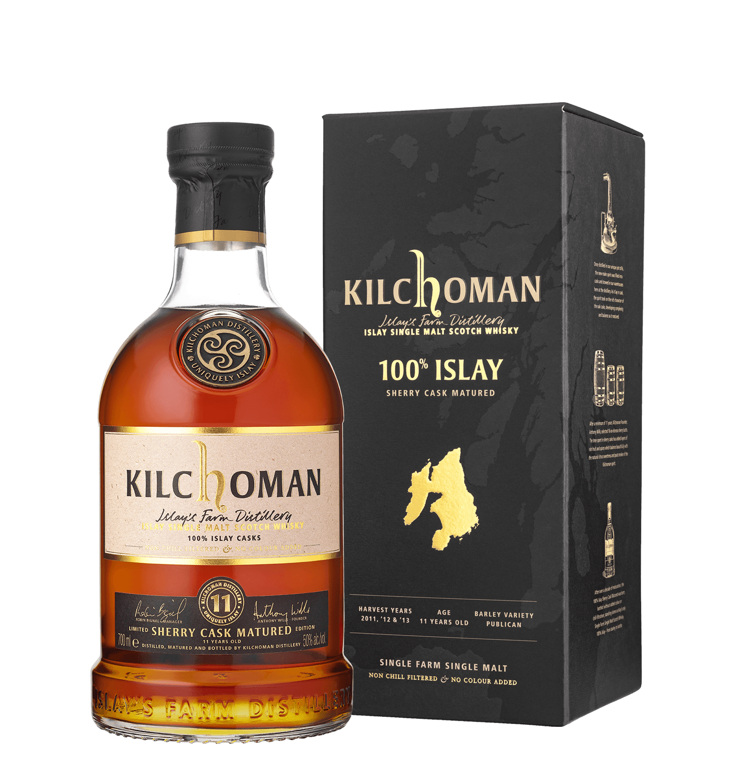 100% Islay Sherry Cask Matured – 11 Years Old