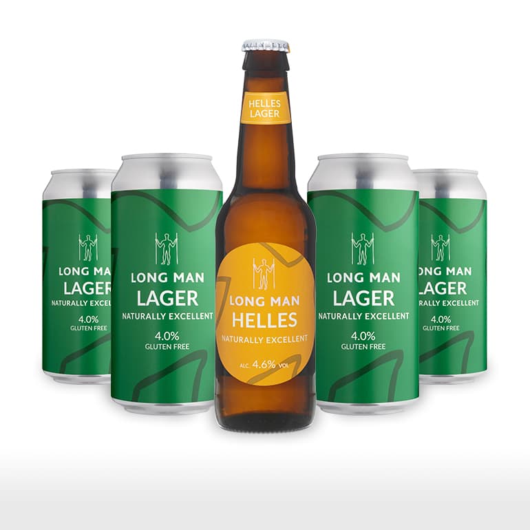 Helles & Long Man Lager