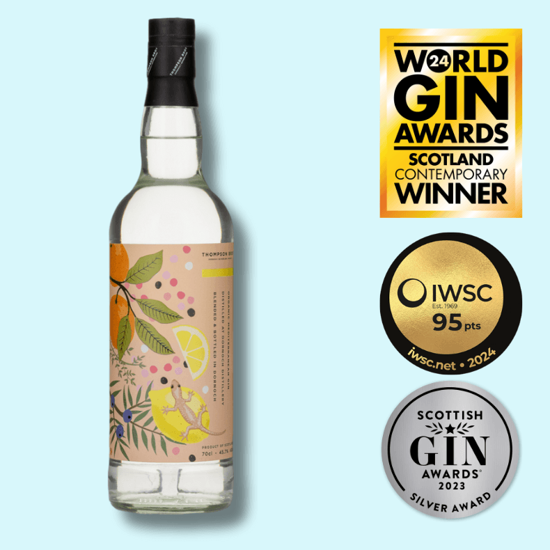Thompson Bros Organic Mediterranean Gin, 70CL,