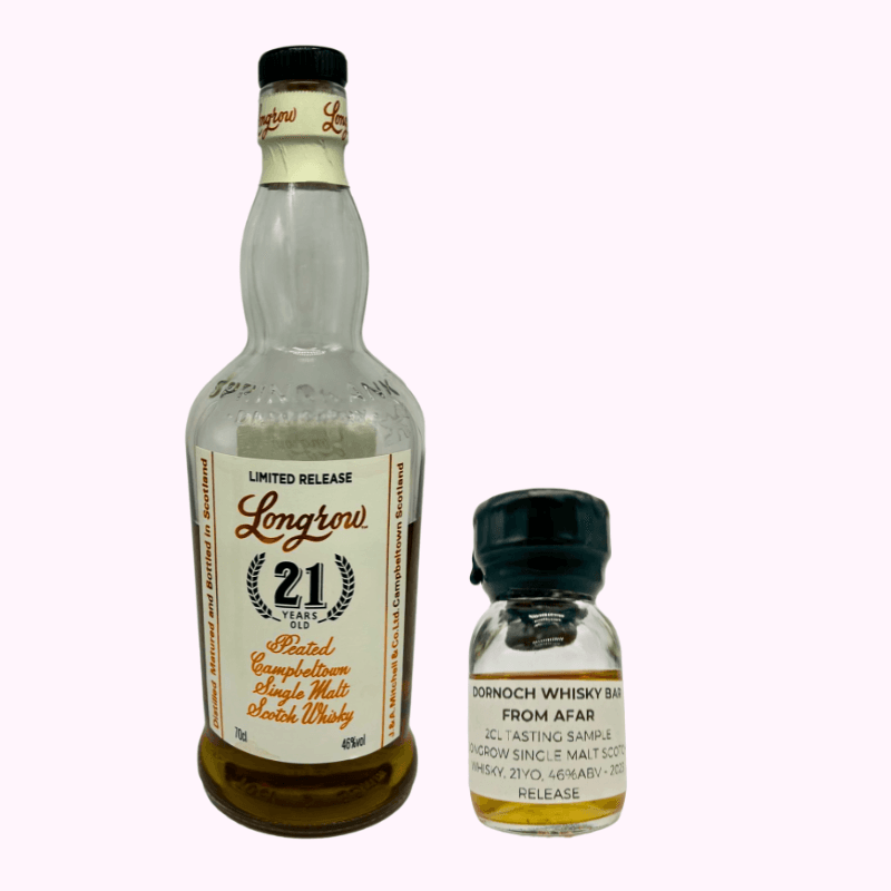 Dornoch Whisky Bar from Afar – Longrow Single Malt Scotch Whisky, 21 Year Old, 2CL,