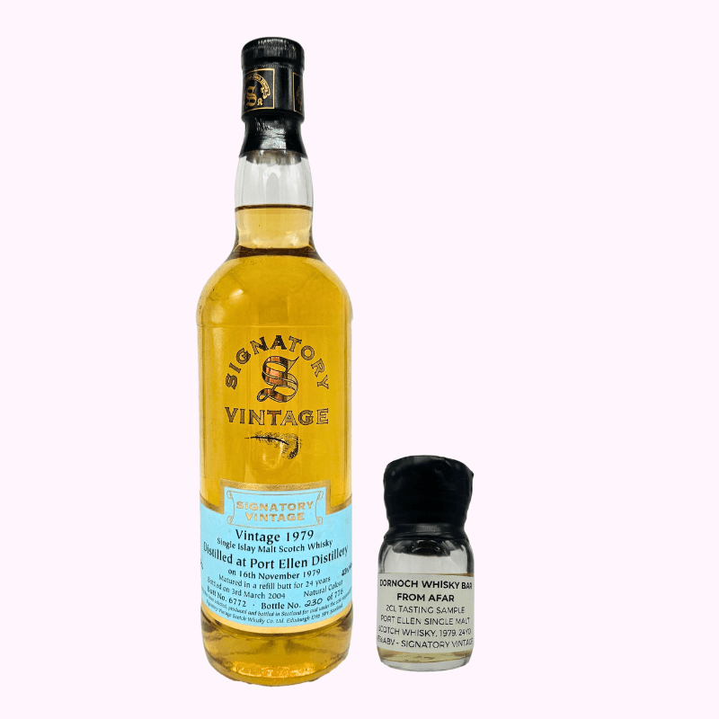 Dornoch Whisky Bar from Afar – Port Ellen Single Malt Scotch Whisky, 1979, 24 Year Old, 2CL,
