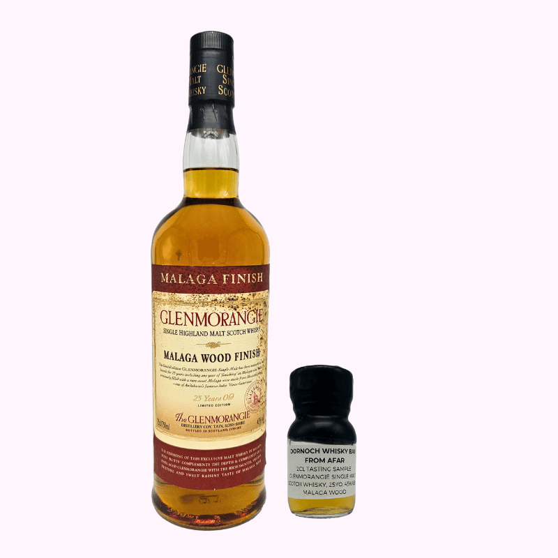 Dornoch Whisky Bar from Afar – Glenmorangie Single Malt Scotch Whisky, 25 Year Old, 2CL,